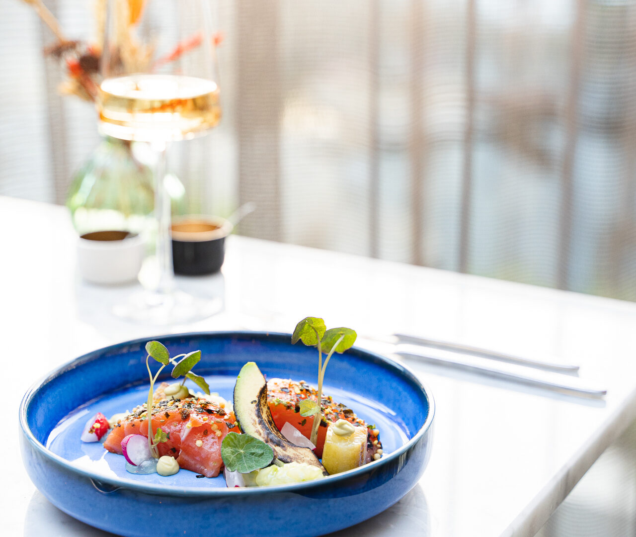 restaurant zandhoeve zalm mi-cuit